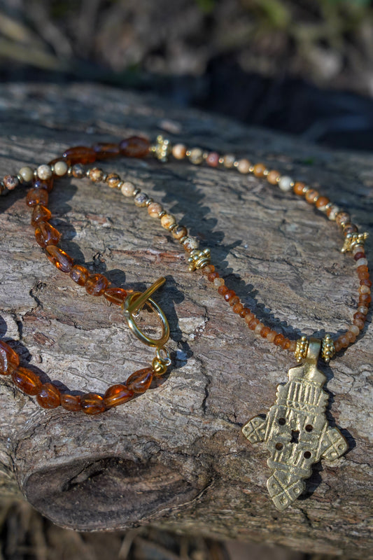 Earthen Tribal necklace